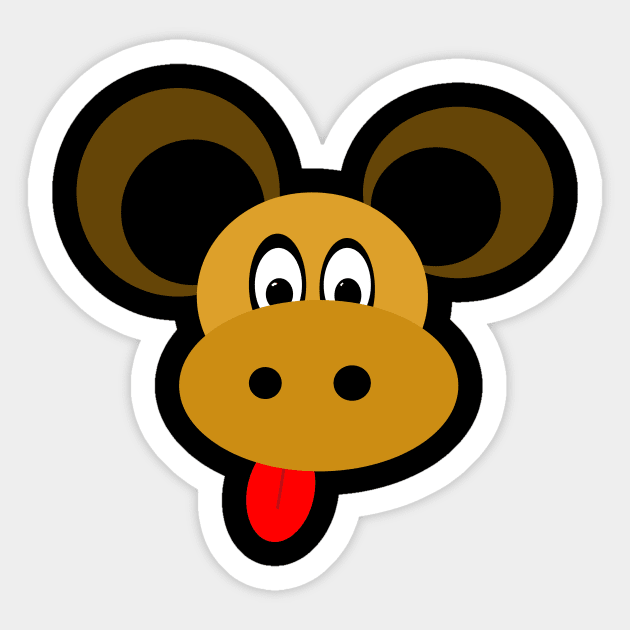 cool childrens Bear funny Sticker by Jakavonis